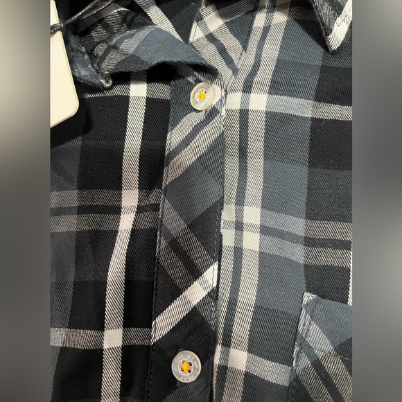 NFL Steelers Woman’s Plaid Shirt NWT - Picture 3 of 6